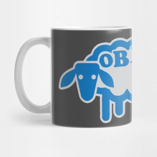 Obey Sheep Blue Mug